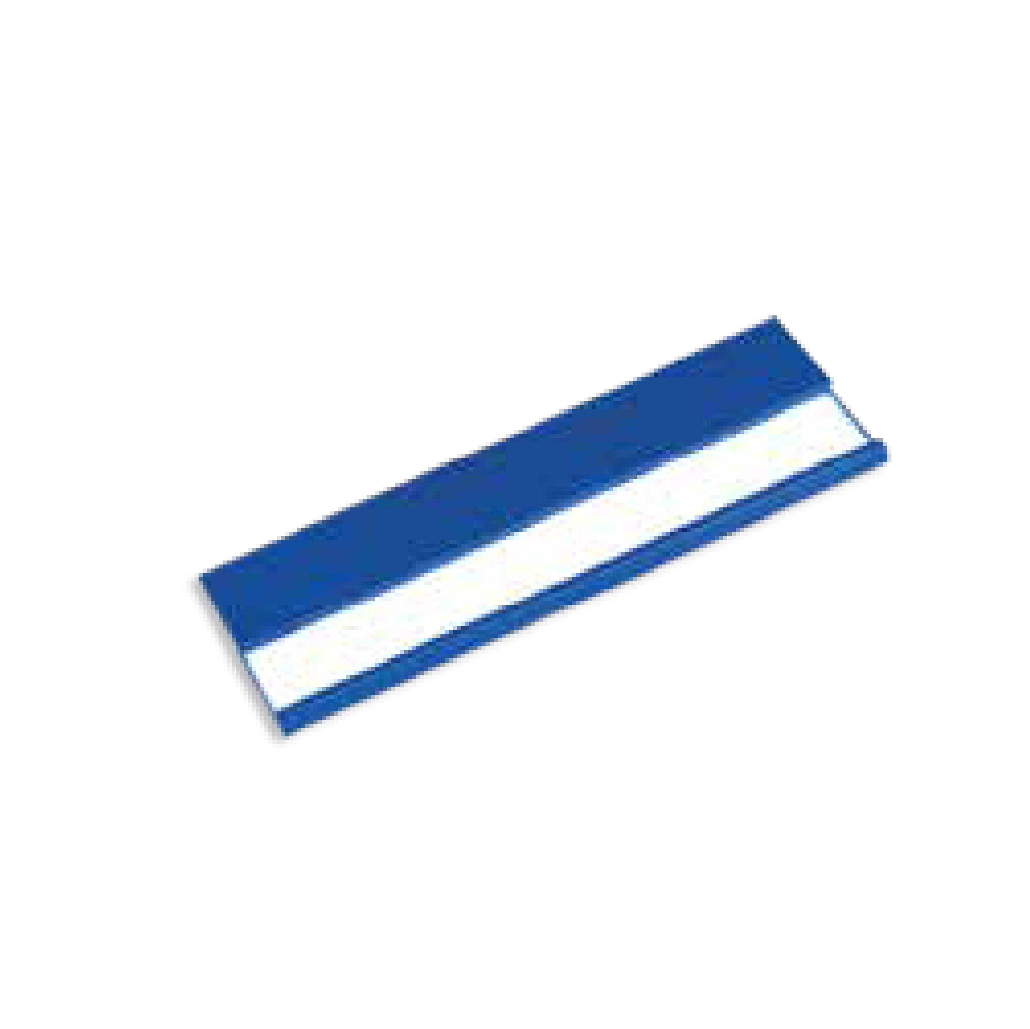 Blue Insert Metal Badge with Pin Size 70 x 25 mm